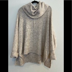 Ruby moon oversized sweater cowl/funnel neck